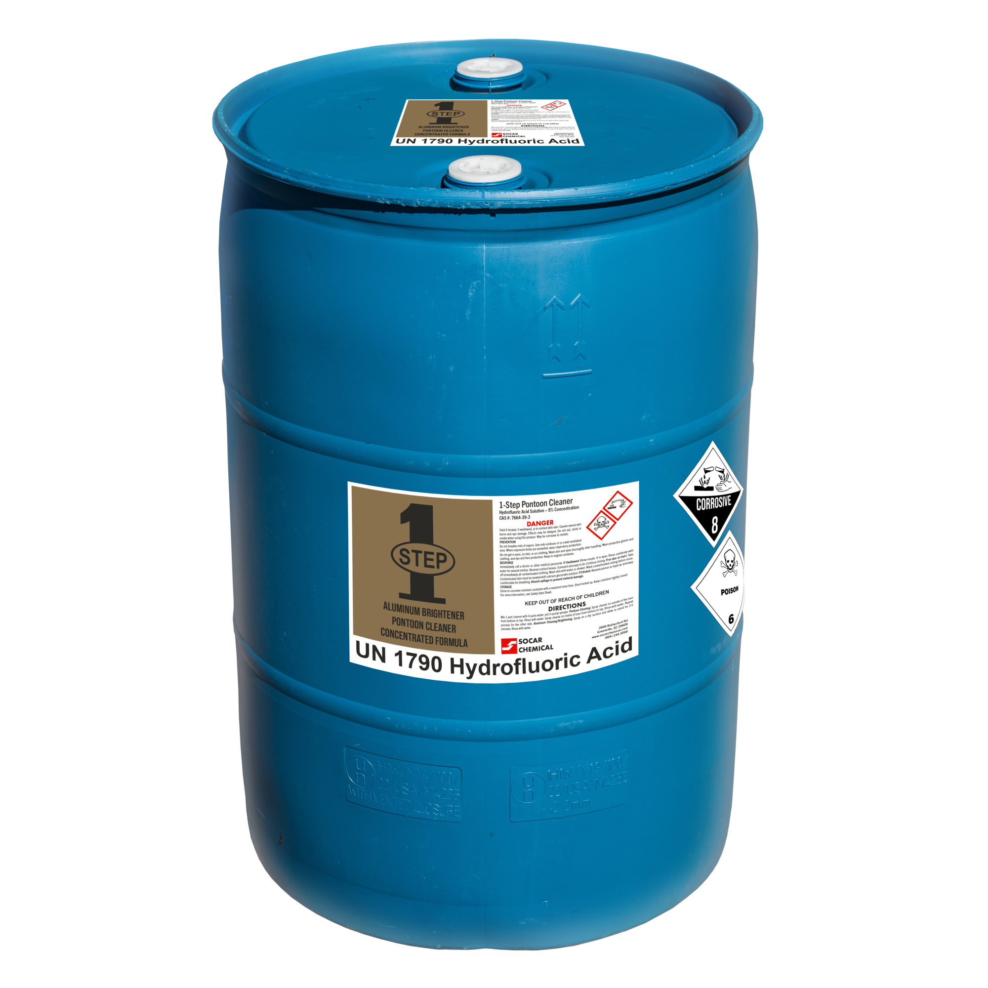 SOCAR 1-Step Aluminum Brightener Concentrate - 55 Gal., Model# SCO-1S-55